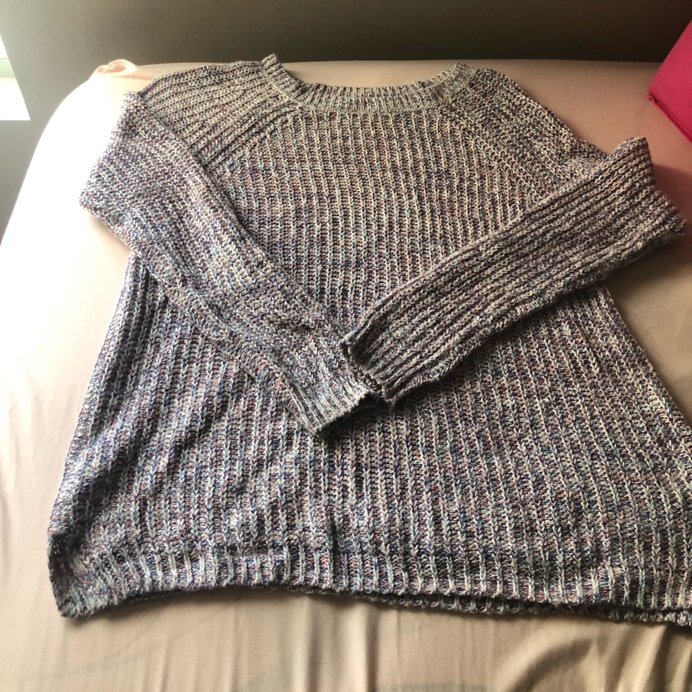 Multicolor knit sweater
